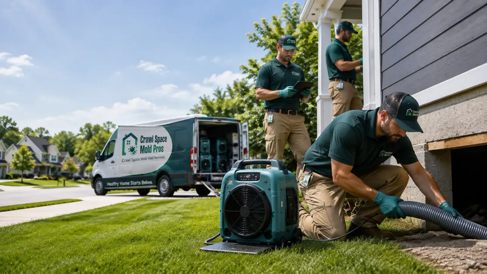 Crawl Space Mold Removal in Ellisville, IL
